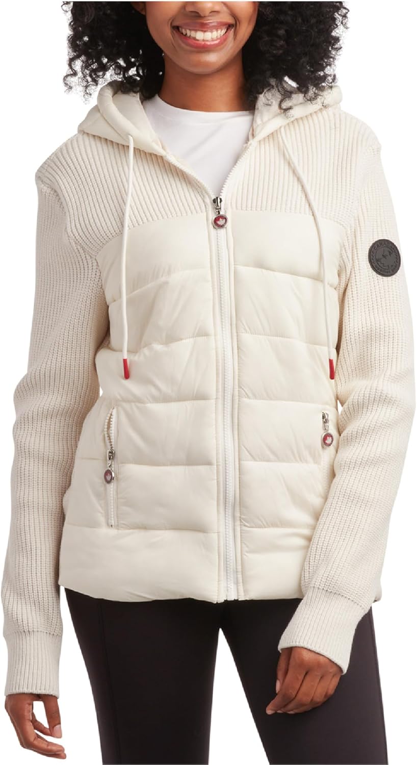 Canada Weather Gear Women's Quilted Jacket - Stylishly Resilient Winter Wear