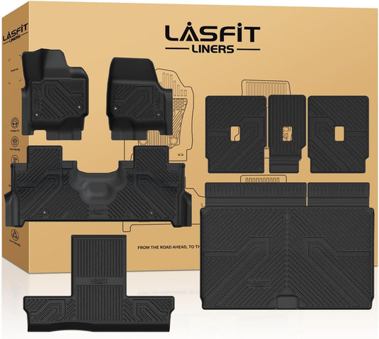LASFIT Floor Mats for Ford Expedition Max & Lincoln Navigator L