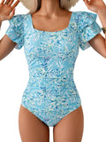 Eomenie Women's Summer One Piece Swimsuit with Tummy Support