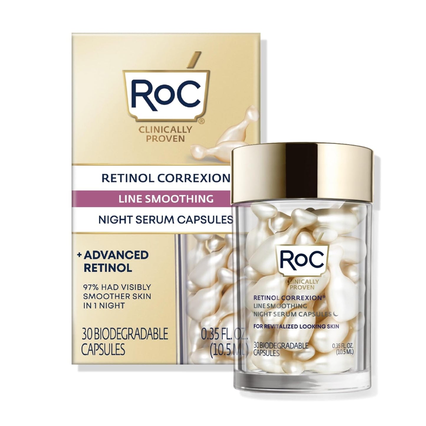RoC Retinol Correxion Anti-Aging Night Serum for Youthful Skin