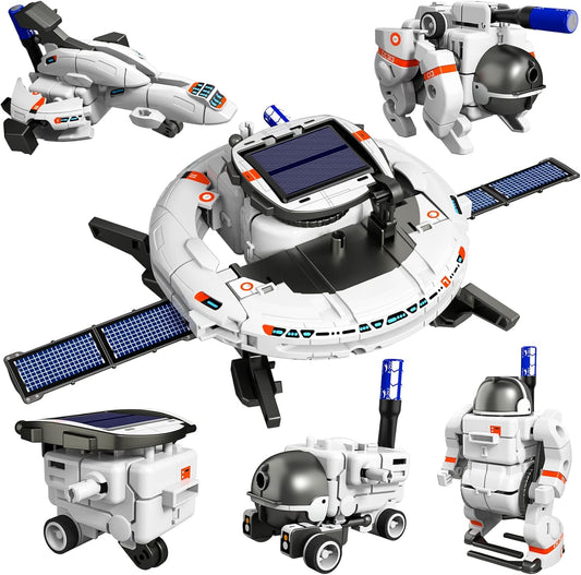 6-in-1 STEM Solar Robot Kit - Inspire Young Minds!