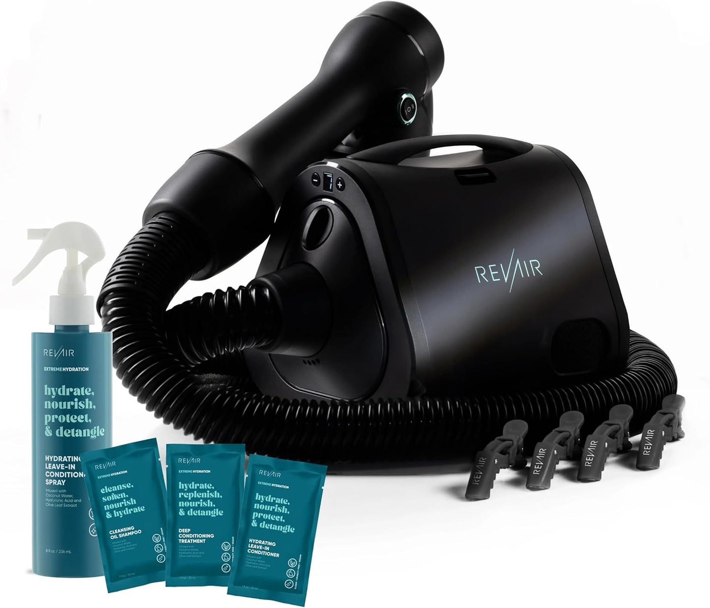 RevAir Reverse-Air Hair Dryer Starter Pack for Curly Hair Care