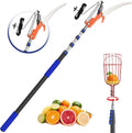26FT Reach Pole Saw Telescoping Tree Trimmer - Long Reach Pruner