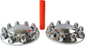 MRJLK Chrome ABS Complete Axle Cover Set with Lug Nut Covers