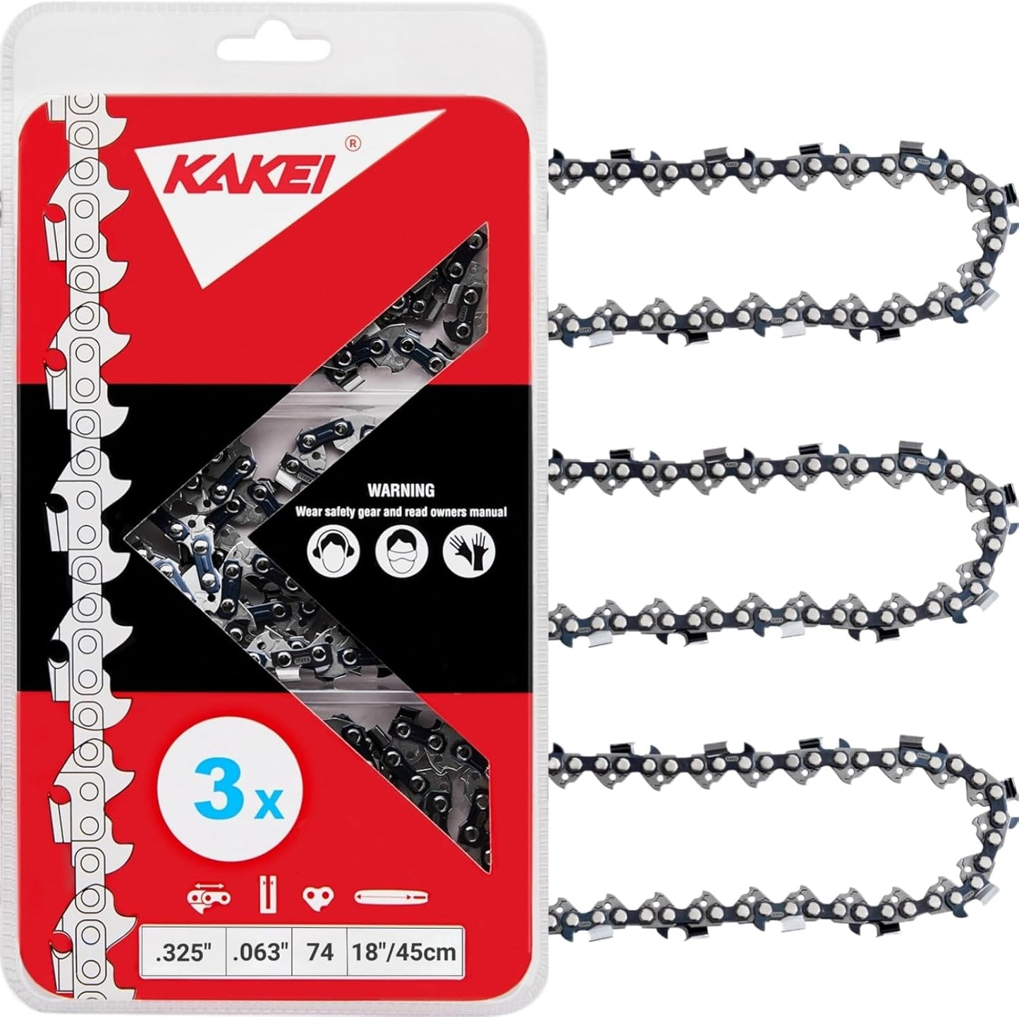 KAKEI Stihl Chainsaw Chain 18 Inch for MS271, MS291, MS311