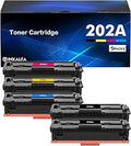 202A 202X Toner Cartridges 5-Pack Compatible Replacement - Reliable