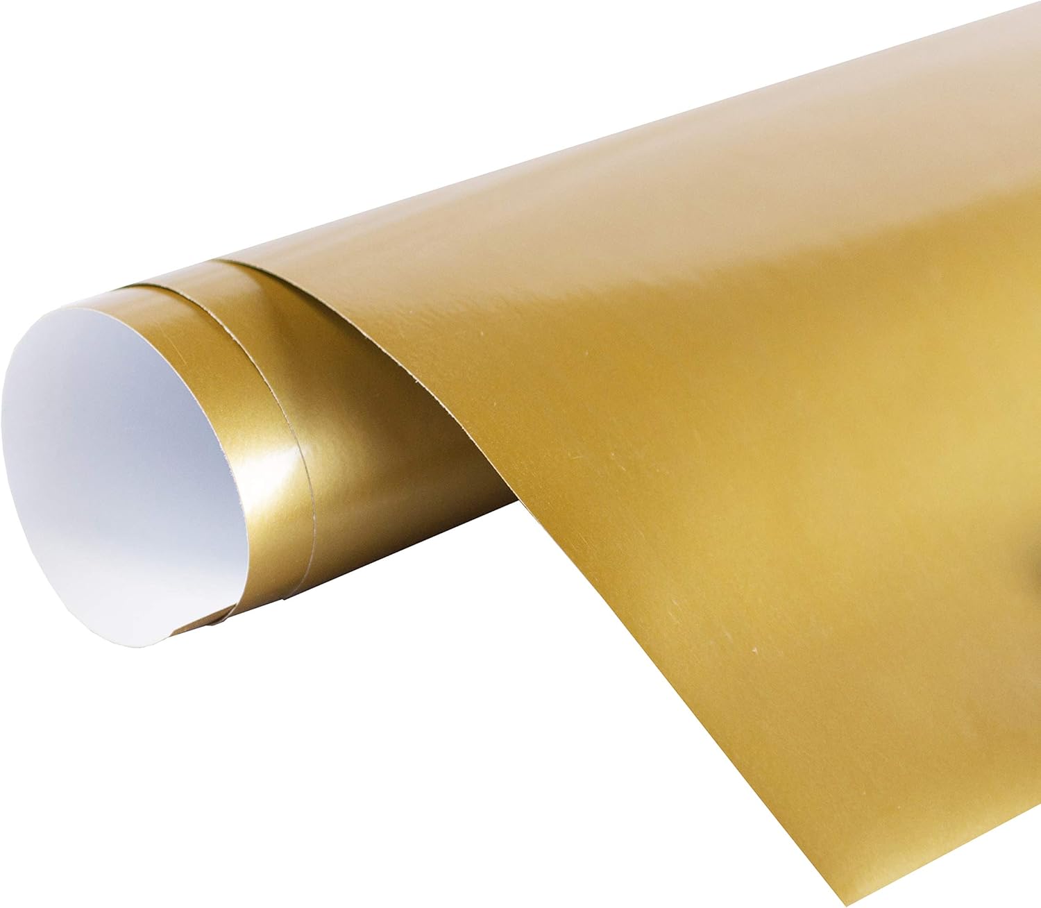 24 in x 40 ft Glossy Gold Adhesive-Backed Vinyl for Crafts