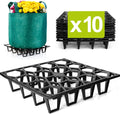 Pot Holder Plant Stand 10-Pack - Modular Heavy Duty Pot Risers