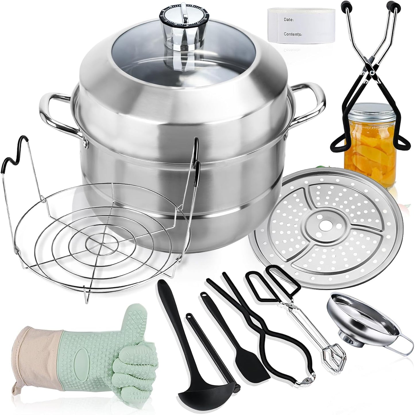 Stainless Steel Canning Pot Kit for Home Canning Enthusiasts