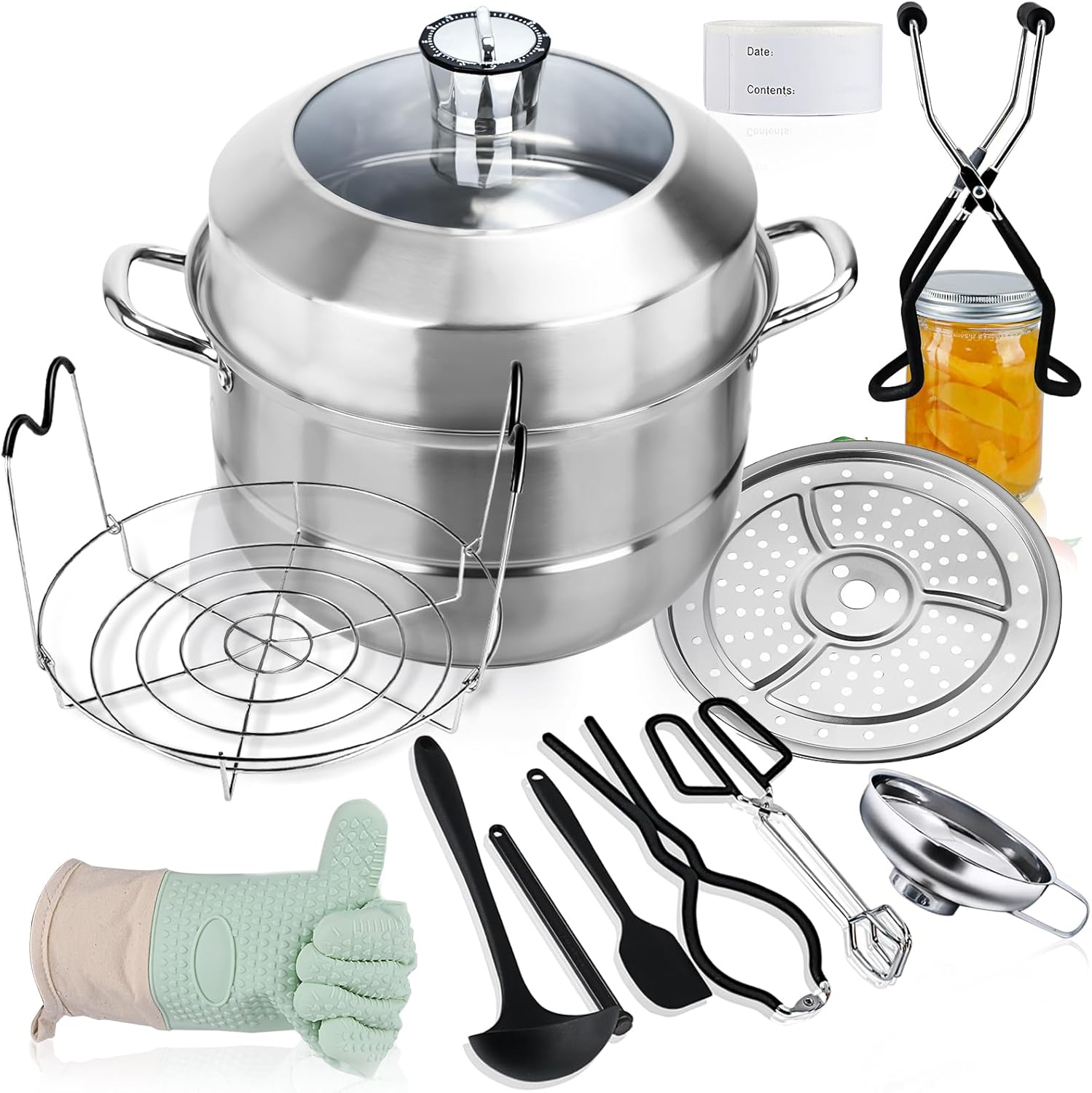 Stainless Steel Canning Pot Kit for Home Canning Enthusiasts