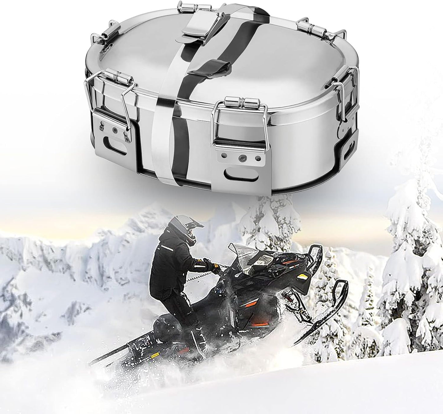 KEMIMOTO Exhaust Food Warmer for UTVs and ATVs - Hot Meals Anywhere