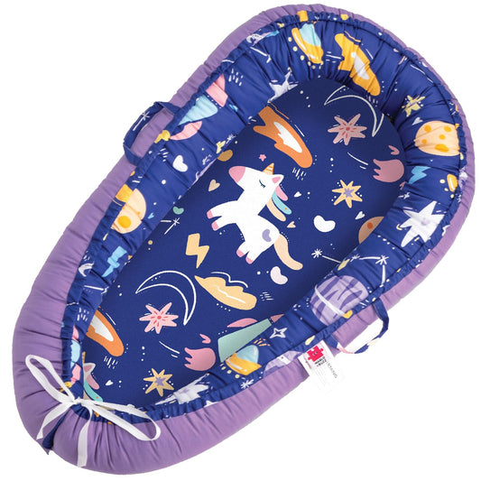 Adjustable Cotton Baby Lounger - Travel Essential