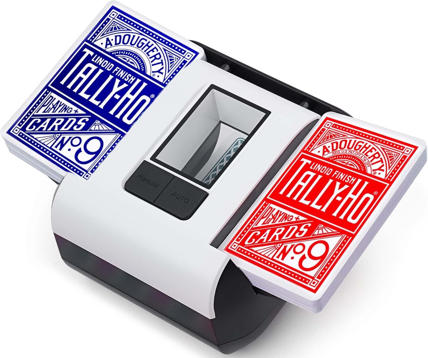 Automatic Card Shuffler for 1-2 Decks - Effortless Shuffling