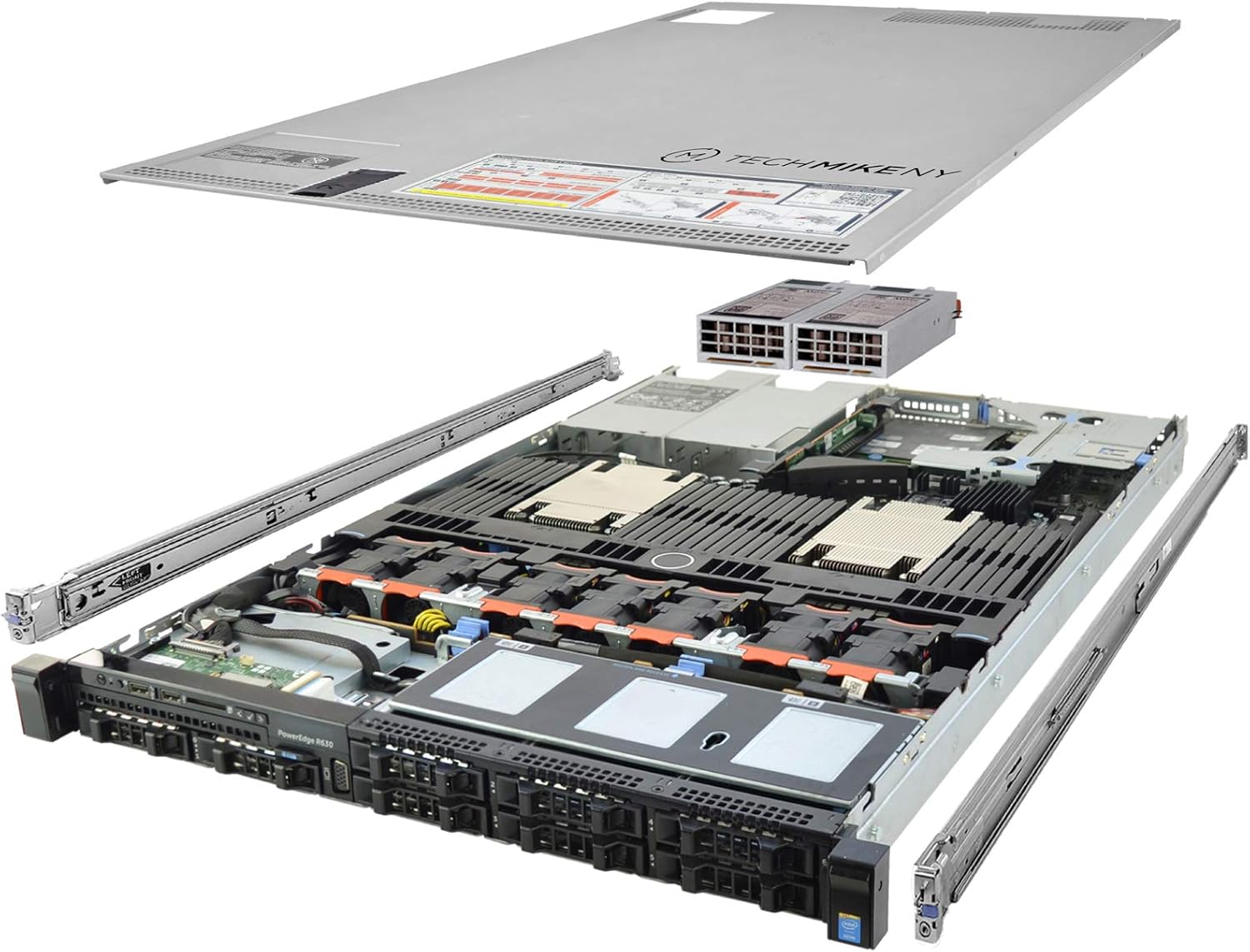 TechMikeNY Server 2X E5-2697v3 28-Core 128GB RAM PowerEdge R630
