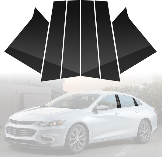 BASIKER Malibu Pillar Post Trim Kit for 2016 to 2021 Models
