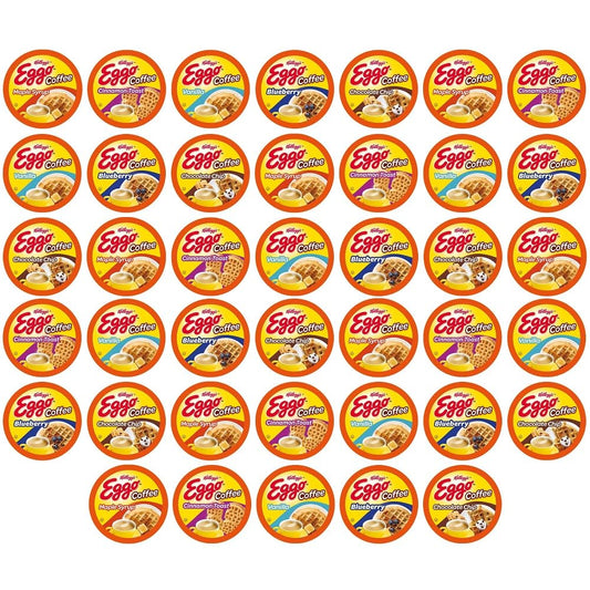 Eggo Waffle Coffee Pods Variety Pack - 40 Fair Trade Flavors