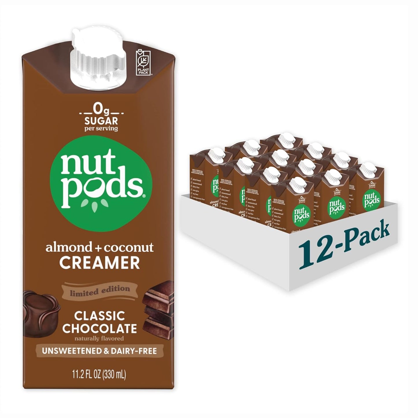 nutpods Classic Chocolate Unsweetened Dairy-Free Creamer Review