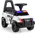OLAKIDS Ride On Push Police Car for Toddlers - Realistic Lights