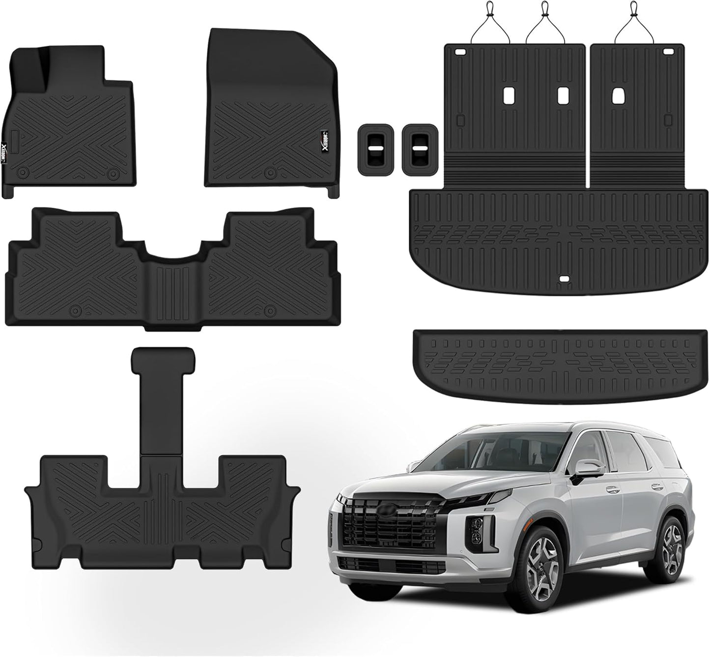 Custom Fit Floor Mats & Trunk Mat for 2020-2025 Hyundai Palisade