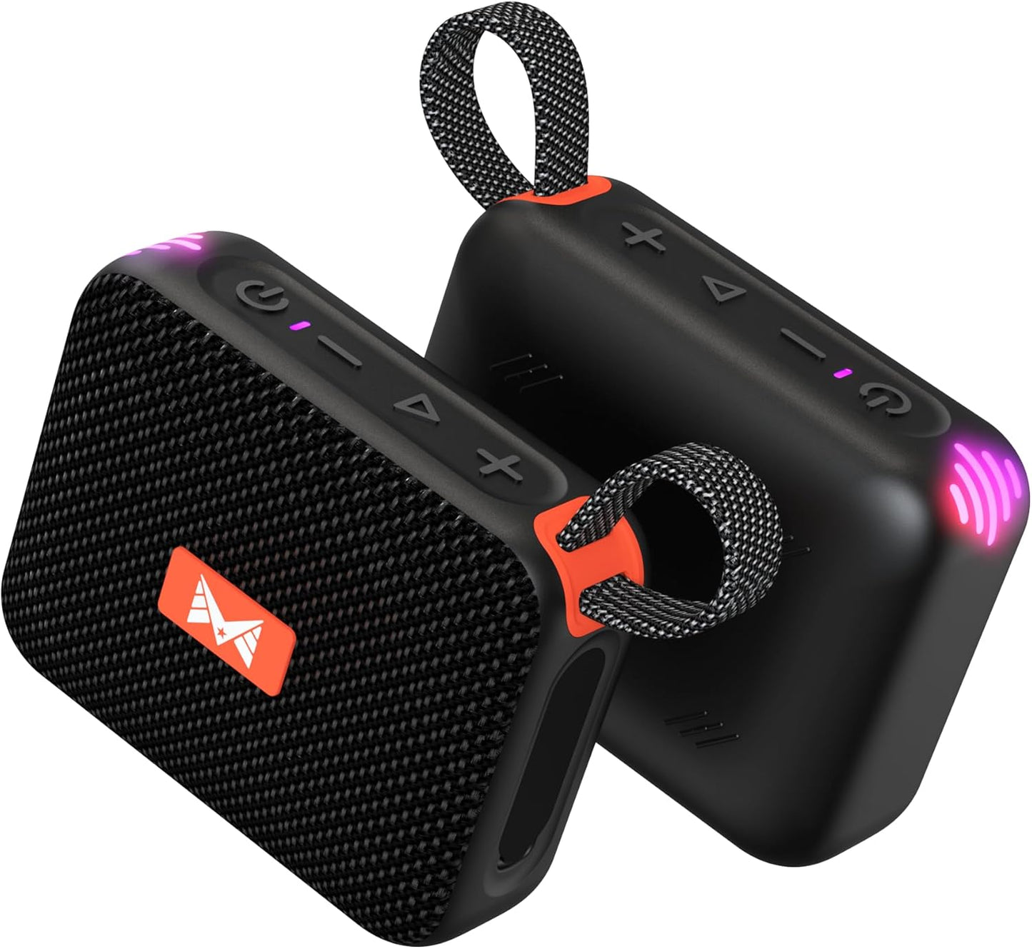 Portable Bluetooth Speaker: Synced Beat Light, Waterproof, 5H Playtime