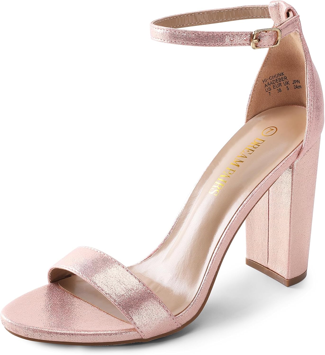DREAM PAIRS Women's Hi-Chunk High Heel Pump Sandals Review