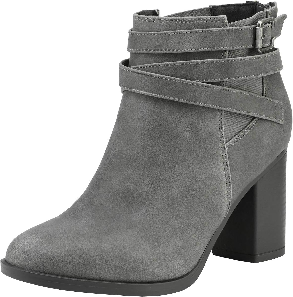Chunky High Heel Ankle Boots for Women - Stylish Fall Booties