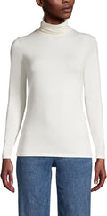 Lightweight Jersey Long Sleeve Turtleneck - Slim, Soft (Style DFJF)