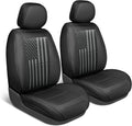 Flag Car/Truck Seat Covers US B/W Flag Edition - Faux Leather