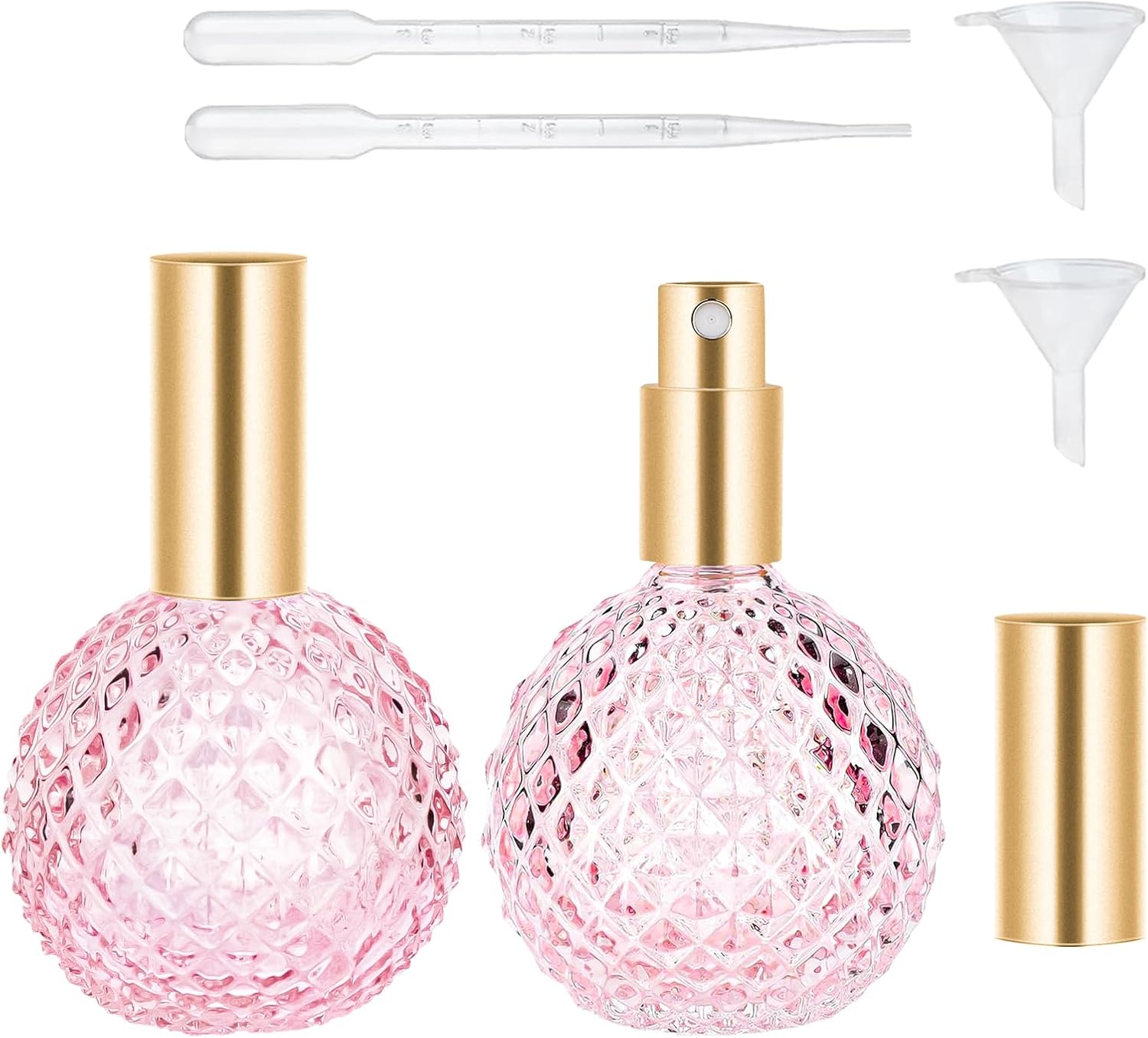 Refillable Glass Perfume Spray Bottle for Travel