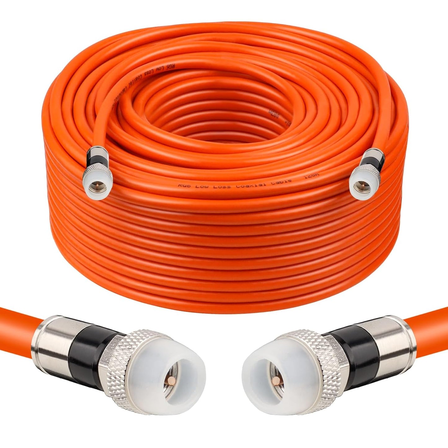 150FT RG6 Coaxial Cable for Digital TV and Internet Use