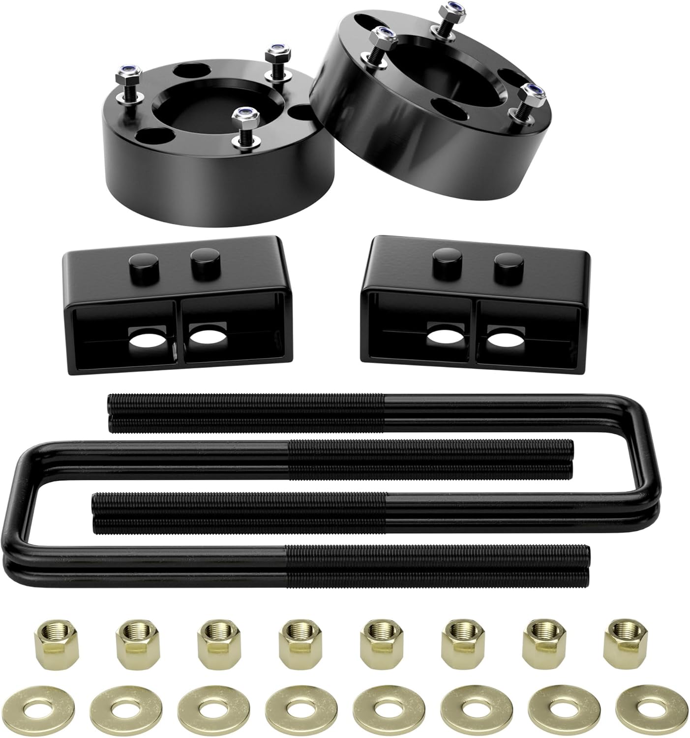 Richeer 3inF + 3inR Leveling Lift Kit for 2004-2020 F150 Trucks