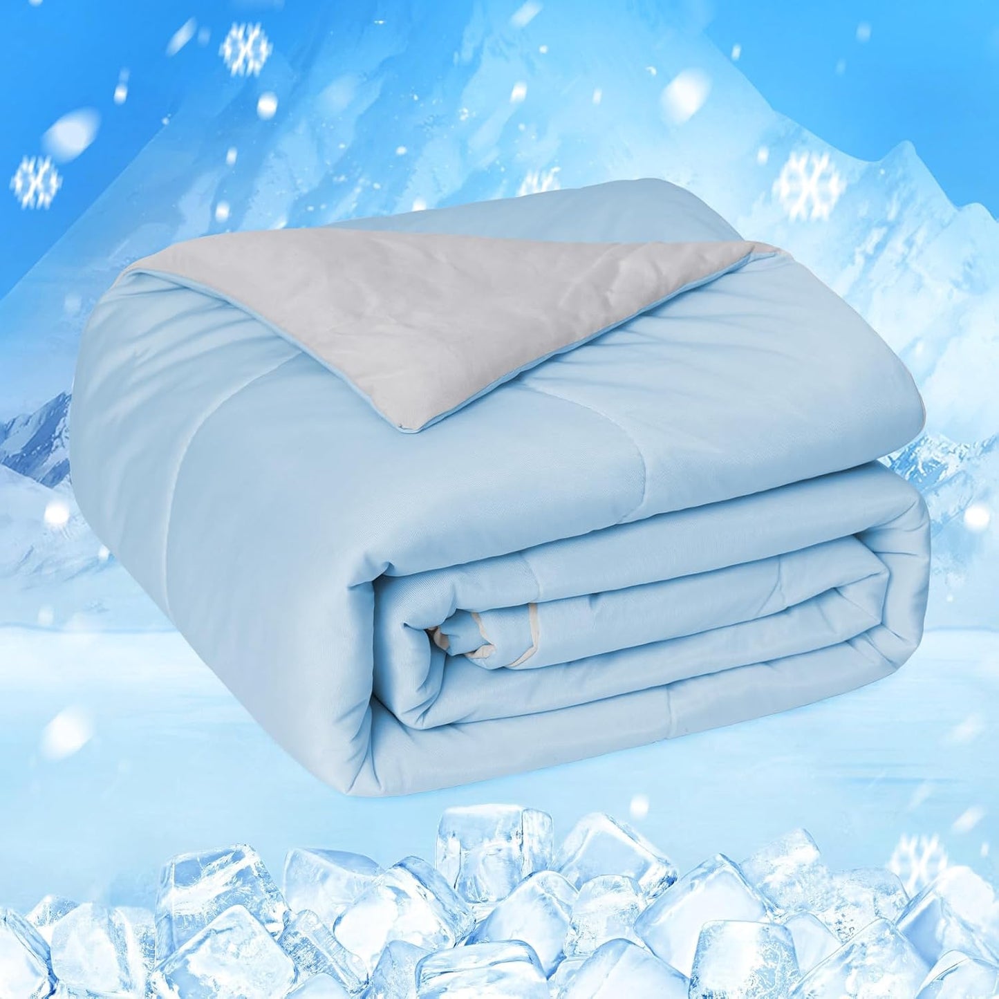 HOMFINE Cooling Comforter for Hot Sleepers with Arc-Chill Fabric