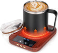 15oz Electric Mug Warmer | 9 Temp Settings, Auto Shut Off | Keep Beverages Warm