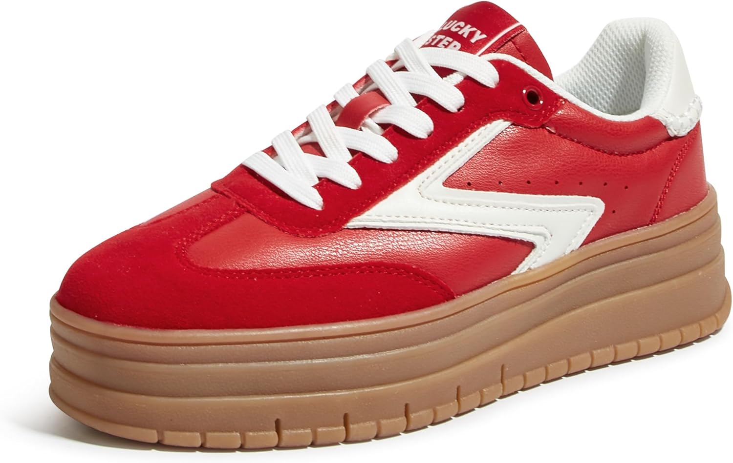 LUCKY STEP Women's Platform Sneakers for Trendy Casual Style