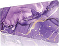 XXL Purple Marble Desk Mat ~ XL Gaming Mouse Pad