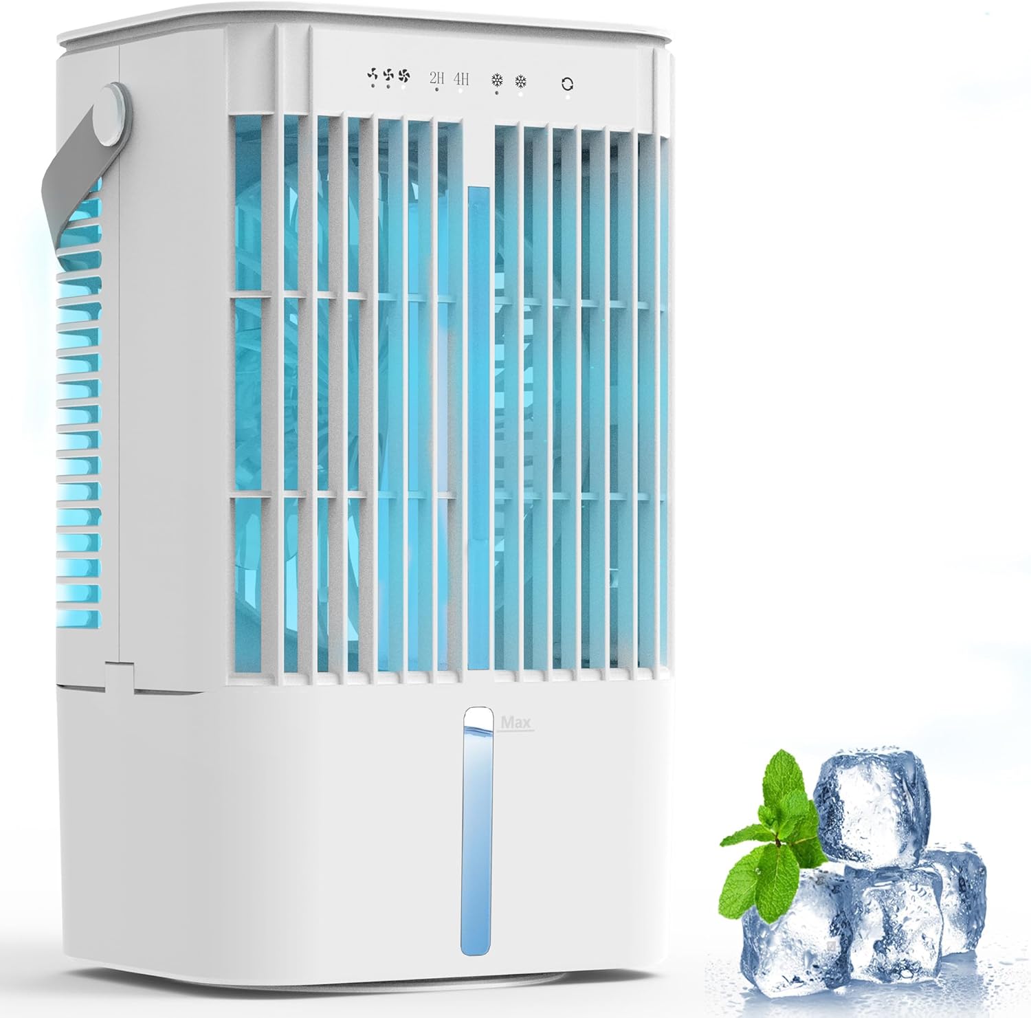 Portable Air Conditioner with 1200mL Tank & 3 Speeds for Comfort