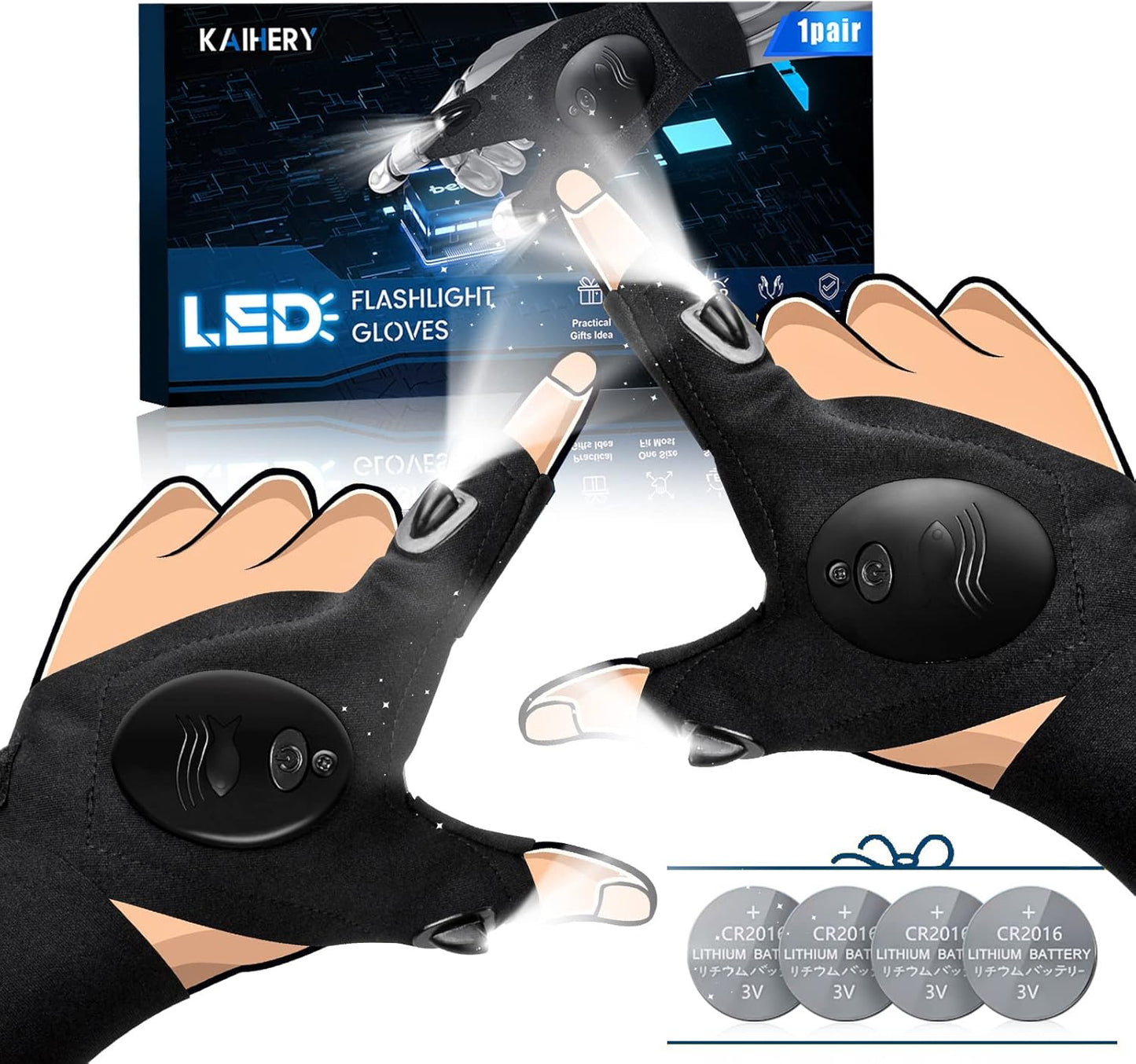 Hands-Free LED Glove Lights - Perfect Gifts for Him
