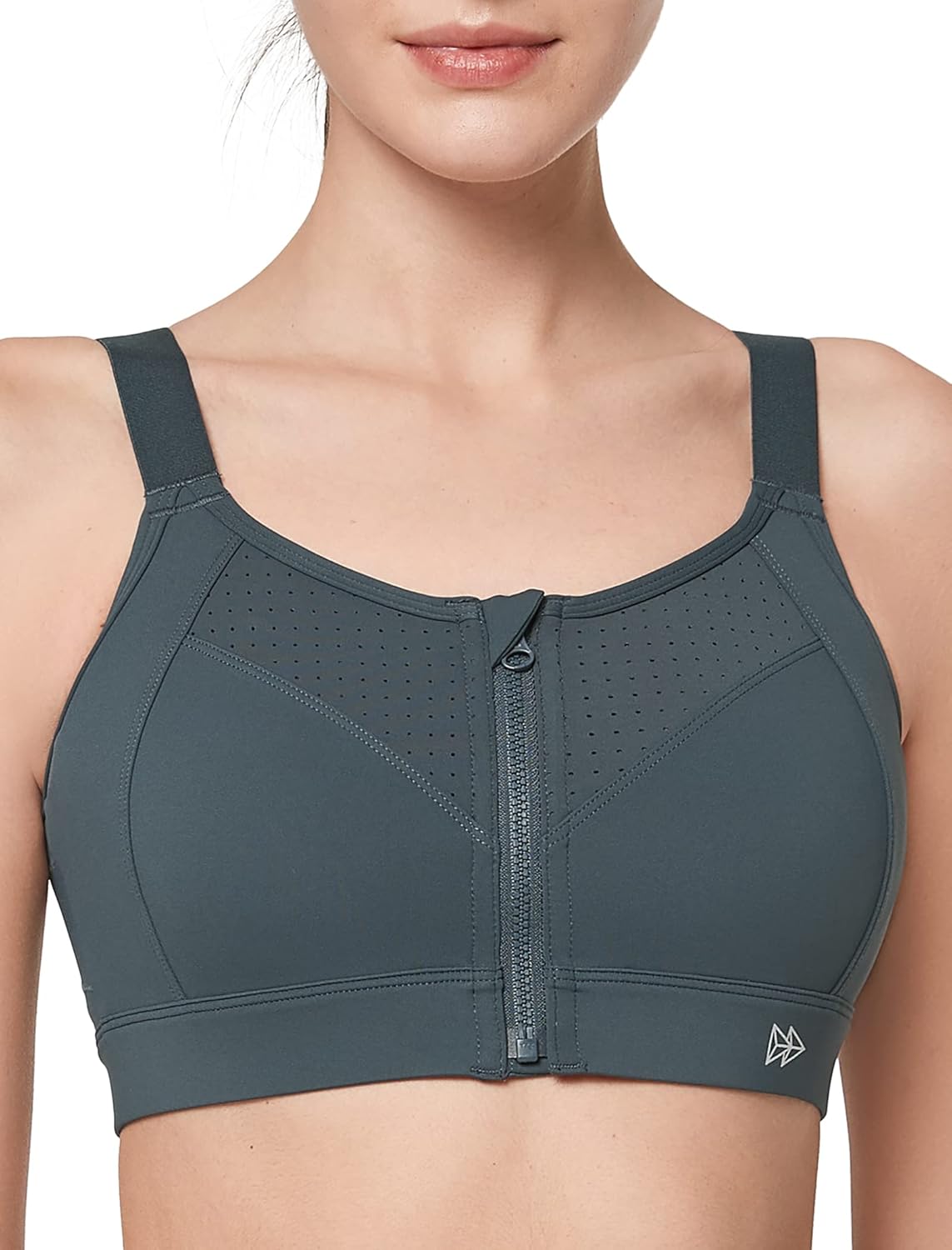 Yvette Adjustable Sports Bras for Women High Impact Comfort