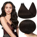 Full Shine Tape in Hair Extensions 18in Real Human Hair - Natural