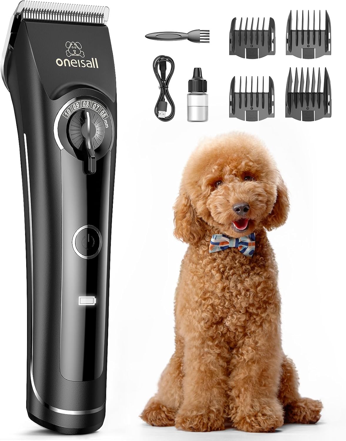 Heavy Duty Dog Clippers for Grooming Thick Curly Hair