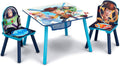 Kids Table and Chair Set with Storage - Toy Story 4 Kids Activity Set