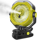 Portable Rechargeable Misting Fan 9in with 20000mAh Battery - Long