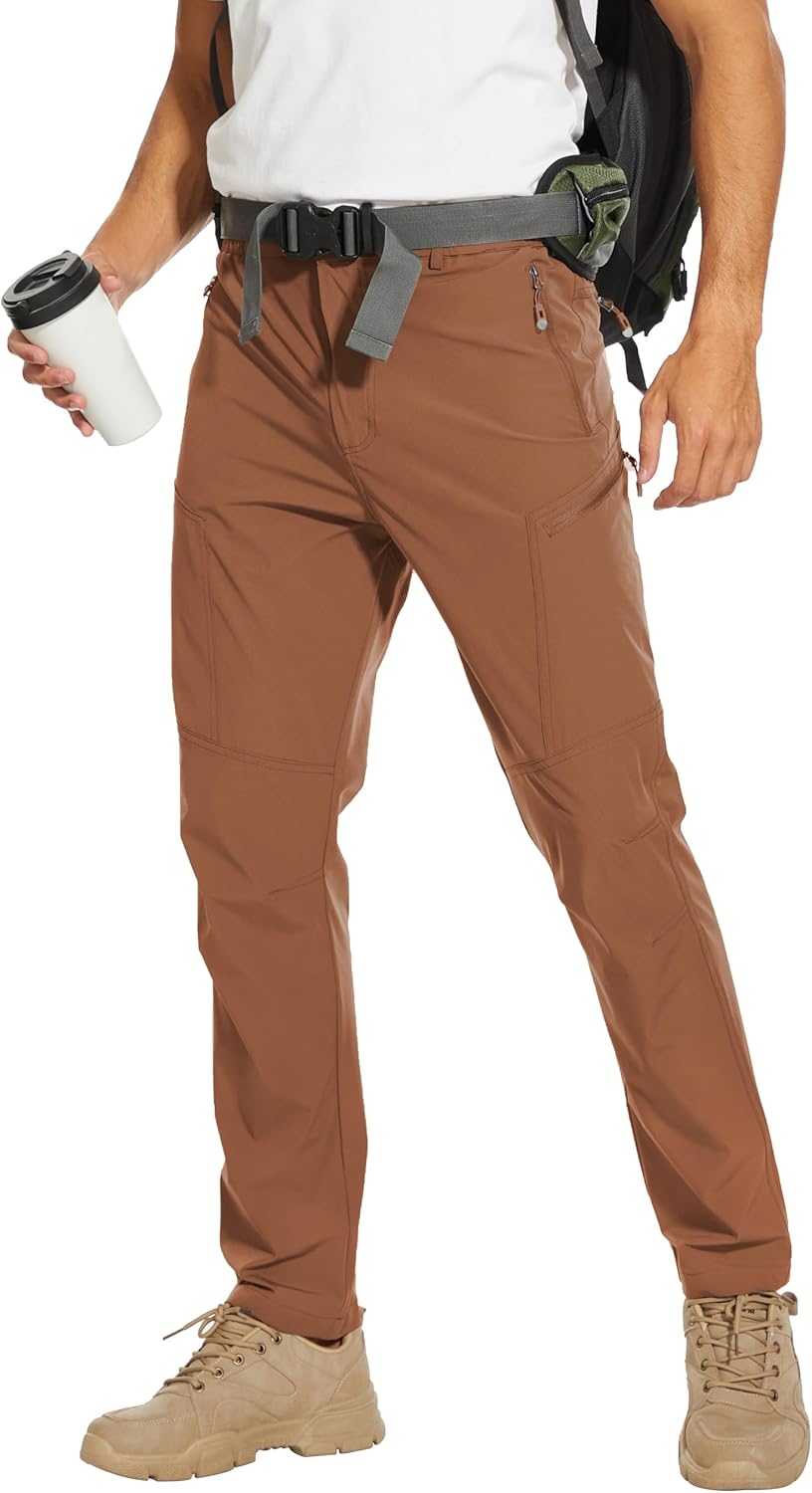 Arunlluta Hiking Pants for Men - Lightweight Quick Dry Travel Wear