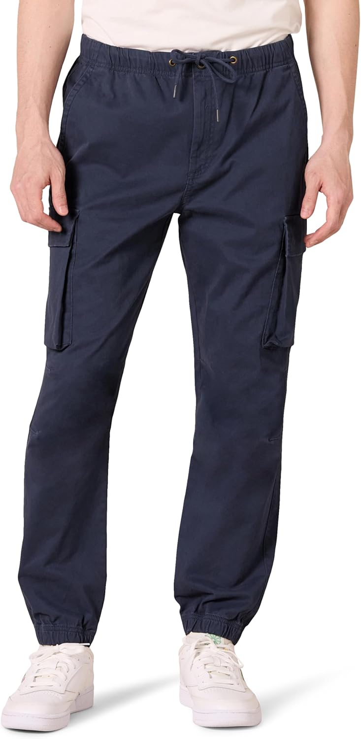 Men's Cargo Jogger with Drawstring Waist for Comfort and Style