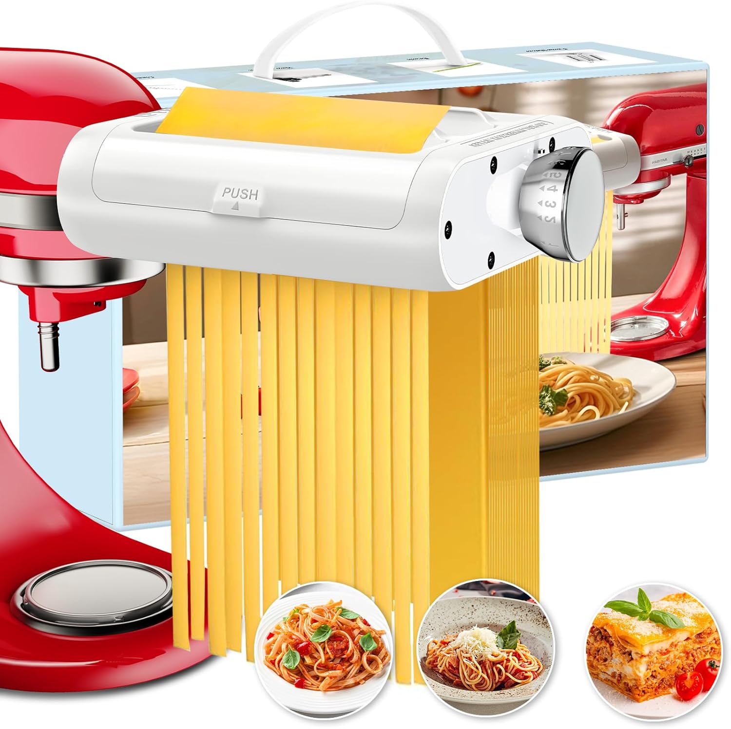 KitchenAid Pasta Maker Attachment Set - Homemade Fresh Pasta in Minutes!