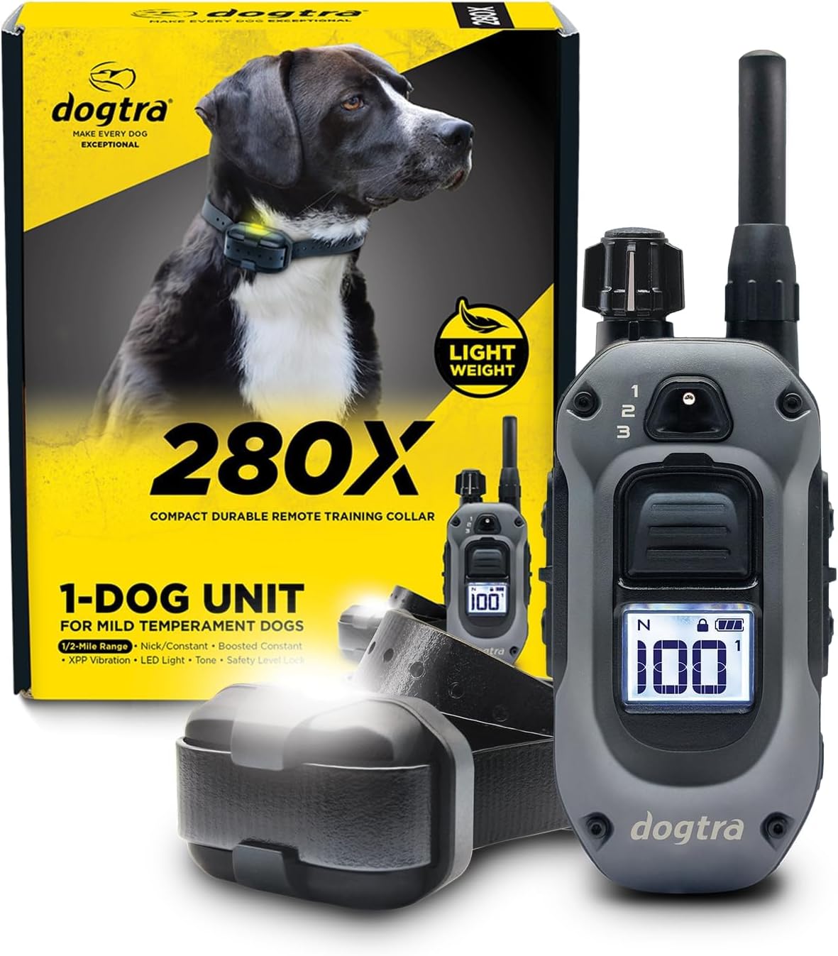 Dogtra 280X E-Collar with Remote for Stubborn Dogs