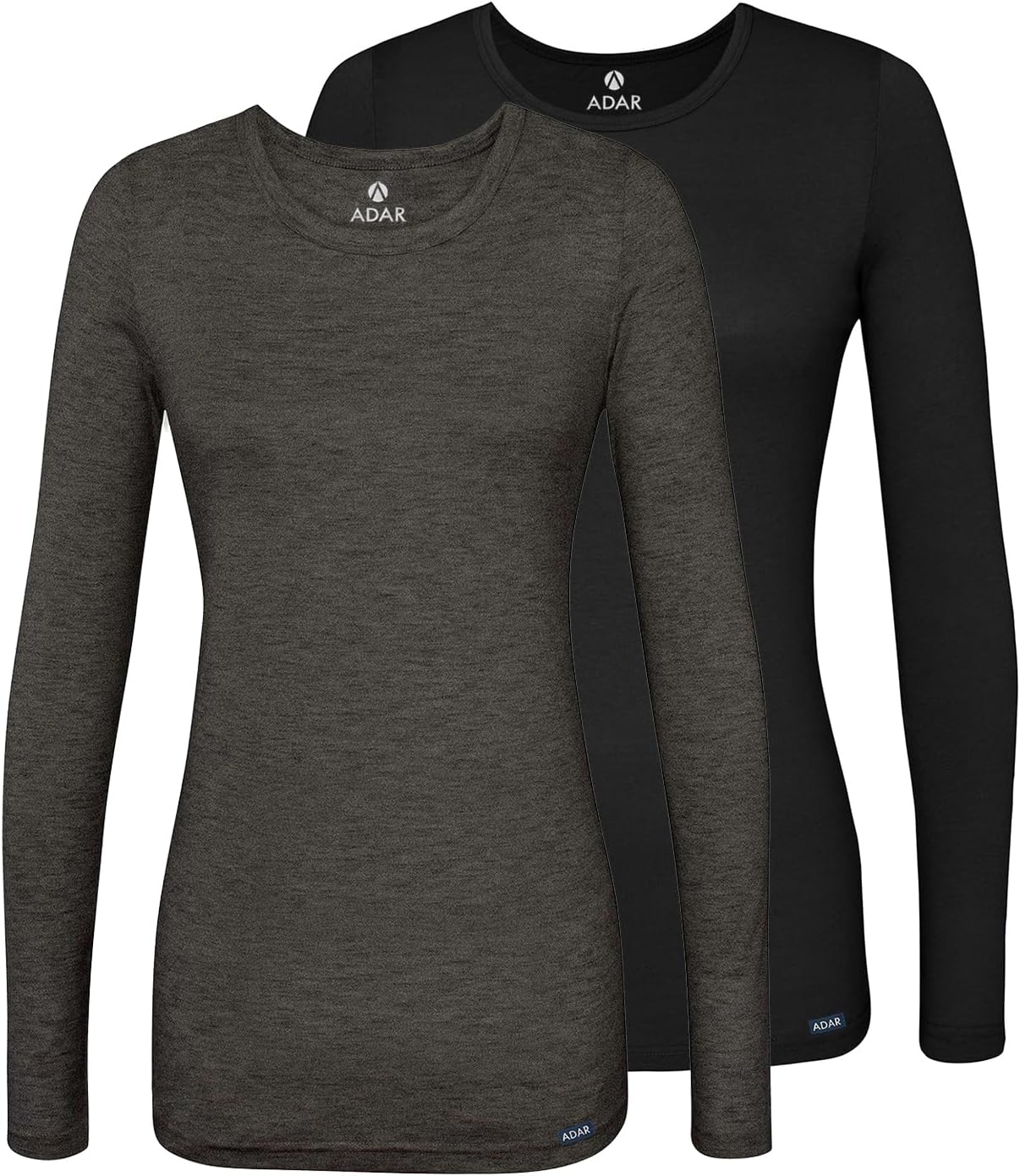 Adar Underscrubs for Women - Long Sleeve Comfort Tee