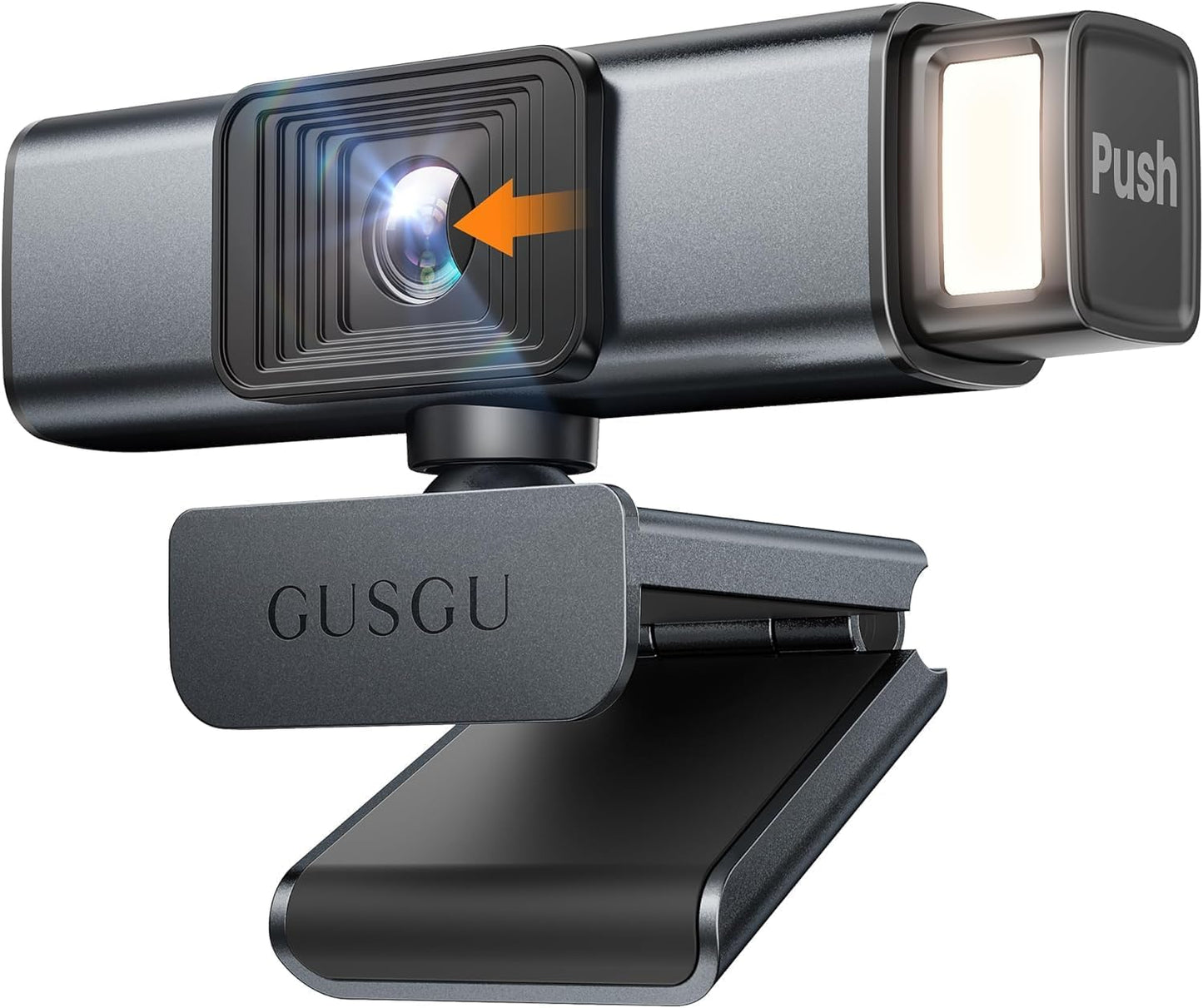GUSGU G940 2K Quad HD Webcam with Microphone & Privacy Features