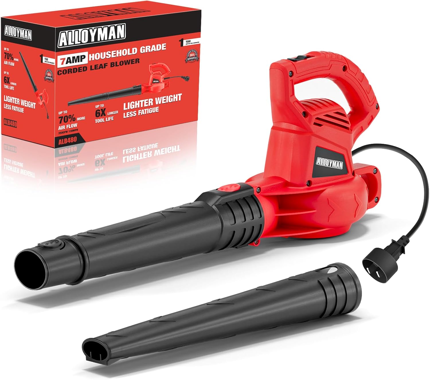 ALLOYMAN Electric Leaf Blower for Efficient Lawn Care Tasks