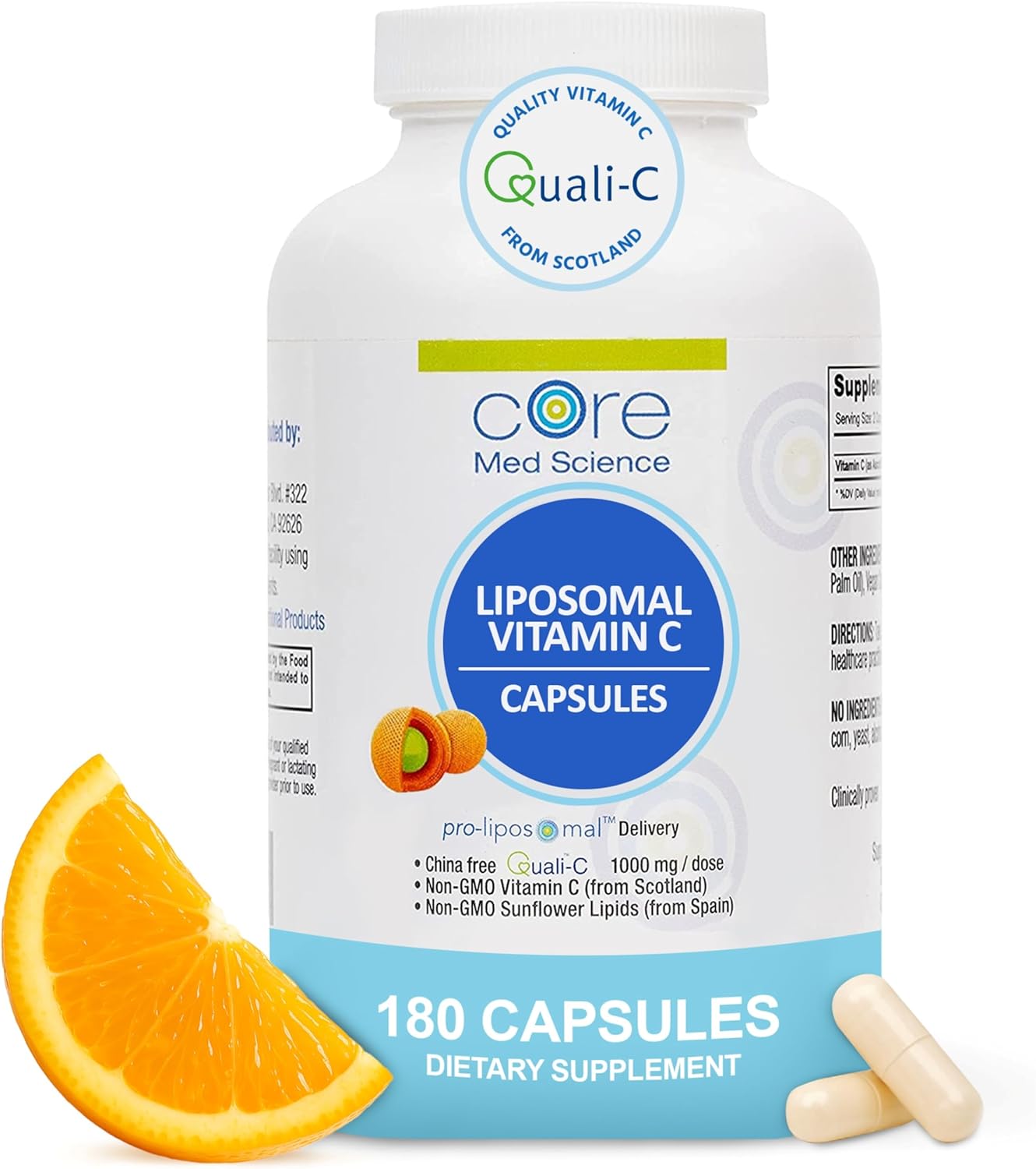 Liposomal Vitamin C 1000mg Capsules for Immune Support